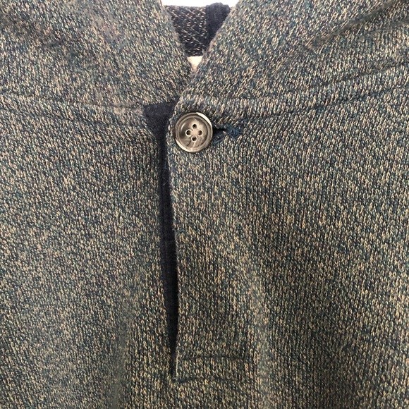 Joseph Abboud Men’s 1/4 Button Pullover Hoodie Gray Sweater 100% Cotton 3XL - Picture 7 of 10